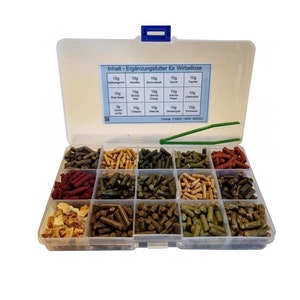 10,48EUR/100g conjunto de palitos de comida para camarão/urtiga espinafre dente de leão pimenta noz 143g