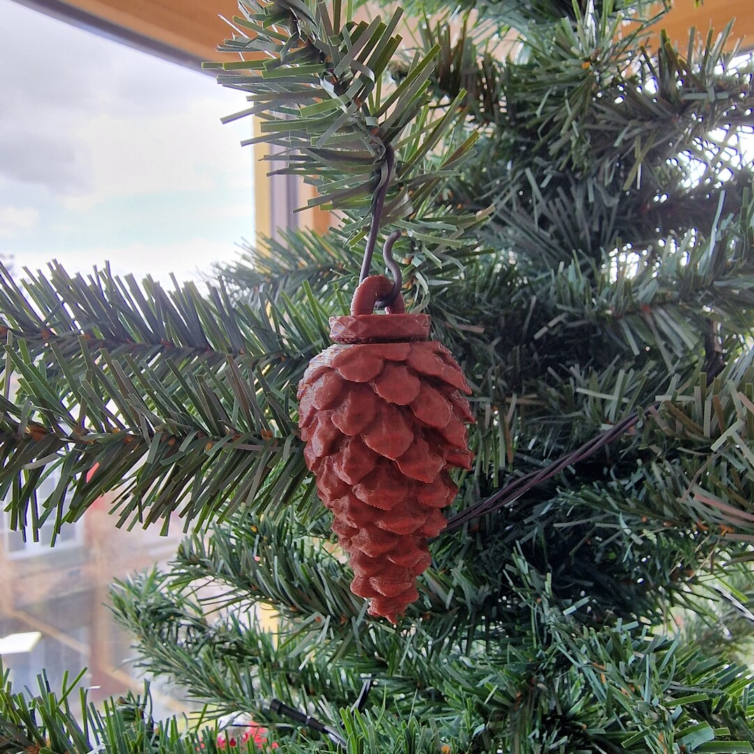 Geocache Hiding Place Pine Cone / Container Geocaching Cone Nano Cache ...