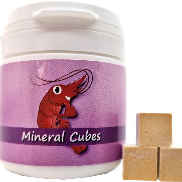 Mineral Cubes "Vitamin Vital" / 30 Stück / Garnelen Aquarium Aufbereiter Schnecken