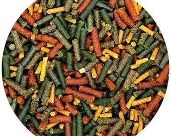 9,98EUR/100g Mixed Sticks 50g for shrimps / pellets Lining nettle, bell pepper, carrot, spinach, walnut leaves