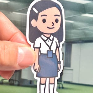 Miss Huang Sticker | Fans of Severance TV AppleTV | Kawaii Design | Water Bottle | Lumon | Why are you a child? | Macrodata Refinement