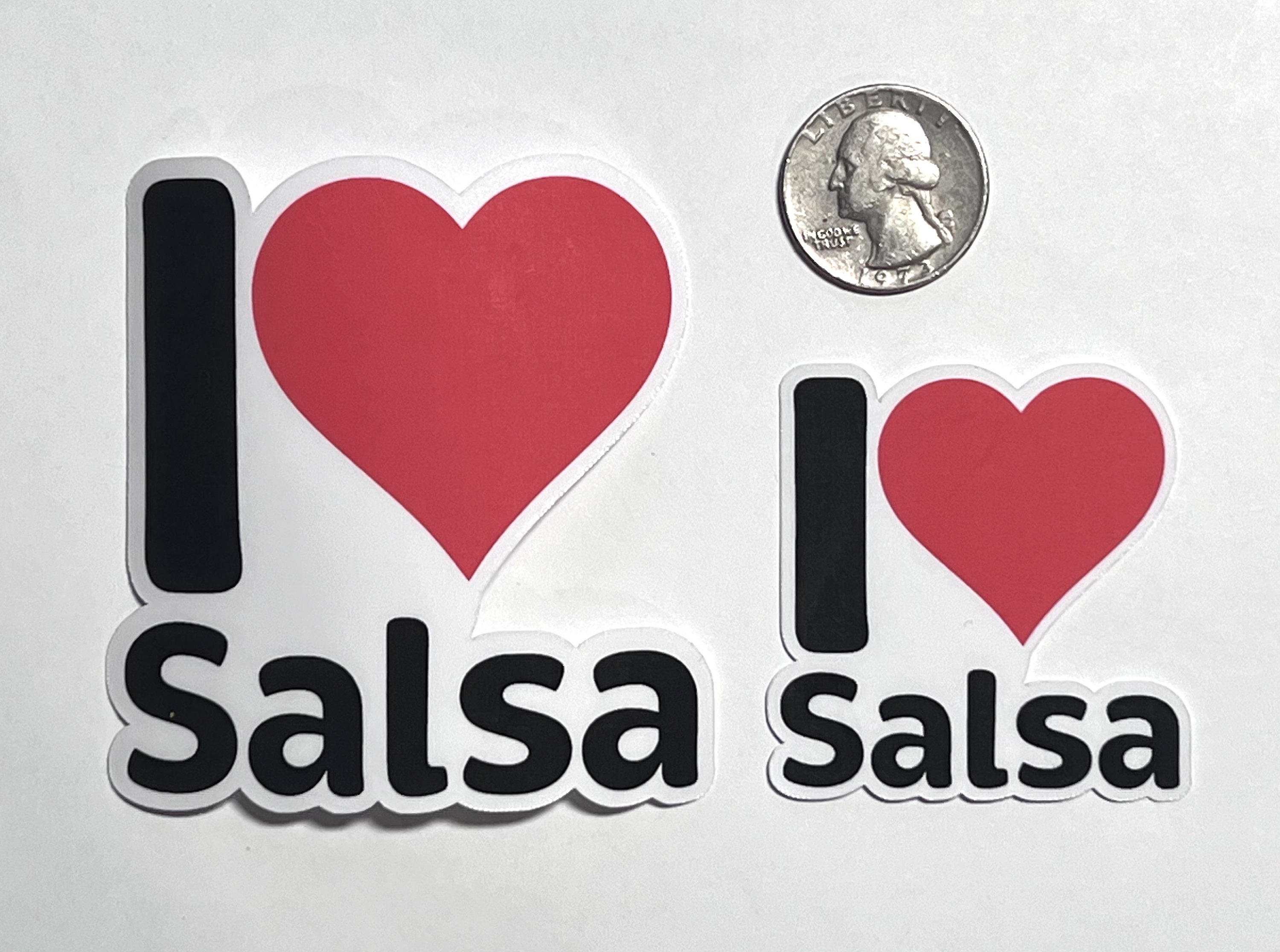 I Love Salsa Sticker: Waterproof Vinyl Sticker for Latin Dance - Etsy