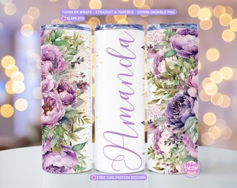 Add Your Own Name Tumbler Wrap PNG, 20oz Skinny Tumbler Sublimation ...