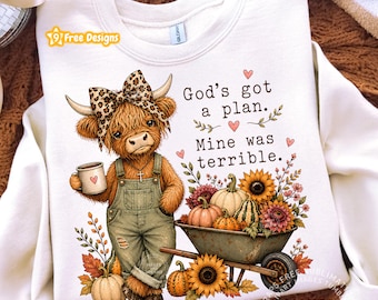 Funny Christian Png Shirt Design Trust God's Plan PNG Faith Based Sublimation Graphic Tee Bible Verse Aesthetic Church Girl Digital Download