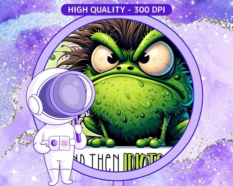 Frog Tumbler Wrap Funny Frog Png Sarcastic Tumbler Wrap Frog Funny Sublimation Design 20oz skinny Tumbler Frog Cartoon Png Idiots Happen Png image 4