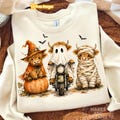 Funny Halloween Highland Cow Png, Spooky Highlander Cow Fall Sublimation Design for Shirt, Cute Pumpkin Trendy Digital Download Dtf Graphic product logo