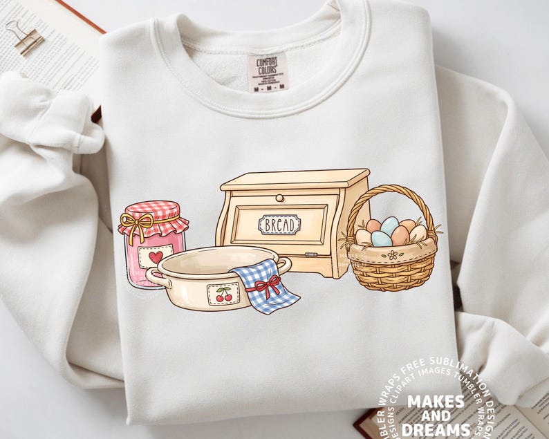 Grandmacore png, Vintage inspired sublimation design 90s inspired Grandma core png Thrifted decor Granny sweater Digital download Dtf Design bild 3