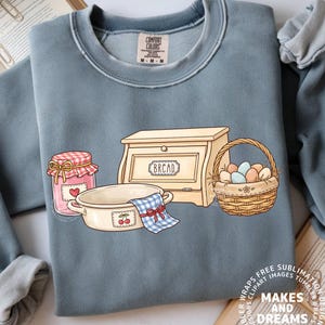 Grandmacore png, Vintage inspired sublimation design 90s inspired Grandma core png Thrifted decor Granny sweater Digital download Dtf Design bild 6