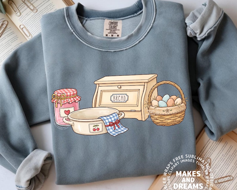 Grandmacore png, Vintage inspired sublimation design 90s inspired Grandma core png Thrifted decor Granny sweater Digital download Dtf Design bild 6