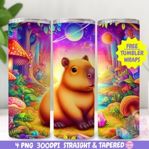 Capybara Tumbler Wrap Capybara Sublimation Png Cute Capybara Tumbler Svg 20 oz Skinny tumbler wrap Popular Tumbler Wrap Sublimation Design