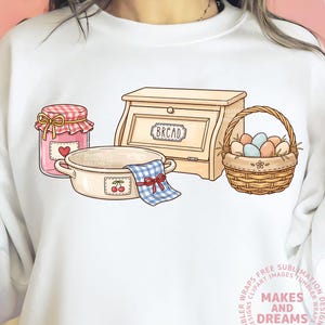 Grandmacore png, Vintage inspired sublimation design 90s inspired Grandma core png Thrifted decor Granny sweater Digital download Dtf Design bild 1