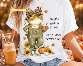 Funny Christian Png Shirt Design Trust God's Plan PNG Faith Based Sublimation Graphic Tee Bible Verse Aesthetic Church Girl Digital Download