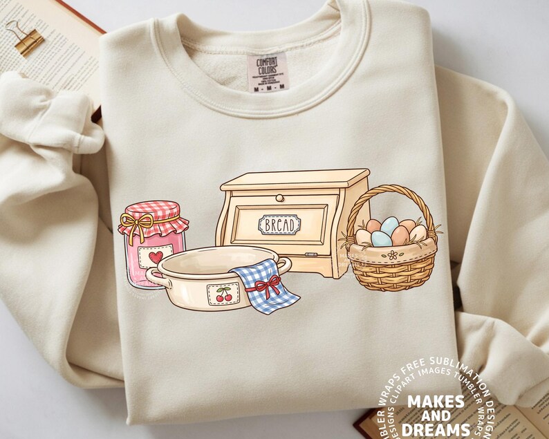 Grandmacore png, Vintage inspired sublimation design 90s inspired Grandma core png Thrifted decor Granny sweater Digital download Dtf Design bild 5