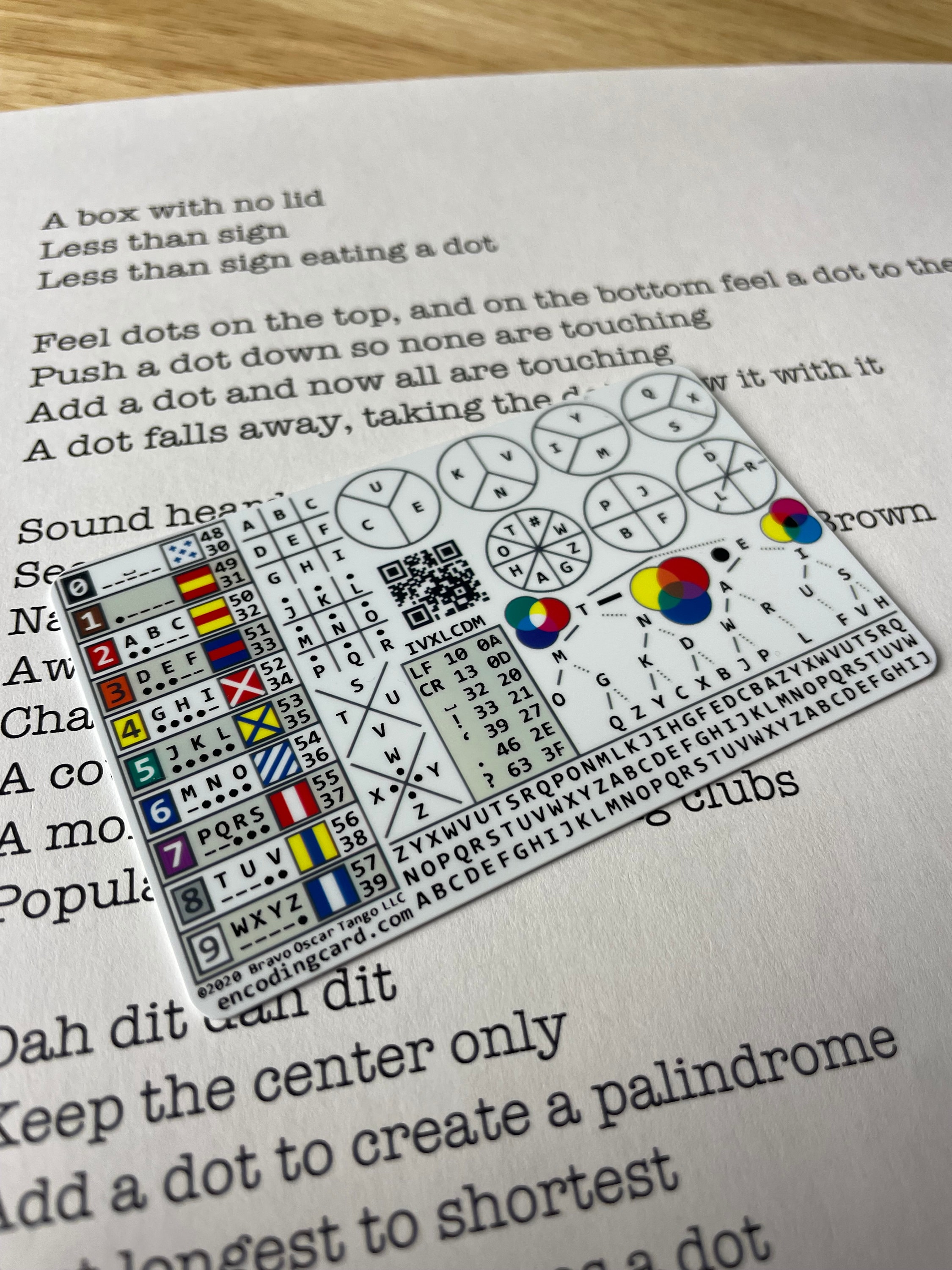 Puzzle Encoding Wallet Reference - Etsy