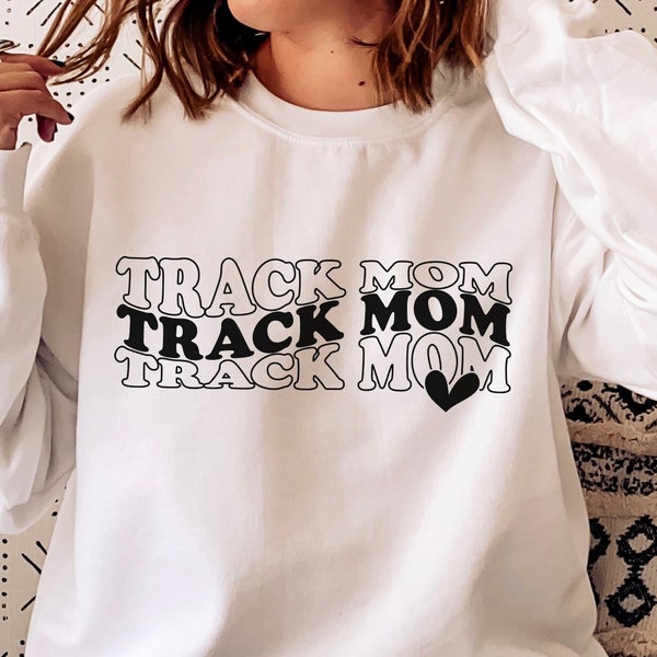 Track Mom SVG File Instant Download, Track Mom Cut File for Cricut, Sports Mom svg, Mom SVG,  Track Runner svg, Track Shirt SVG for Moms