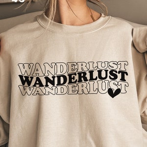 Wanderlust SVG PNG PDF, Aventura Svg, Camping Svg, naturaleza Svg, Wanderlust Shrit Svg, Amor Senderismo Svg, Vacaciones Svg, Viajes Svg Cricut Archivo