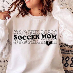 Soccer Mom SVG PNG PDF, Soccer Shirts svg, Mom svg, MomLife svg, Mom Life svg, Mom png, Sports Mom svg, Soccer svg, Gift for Mom svg