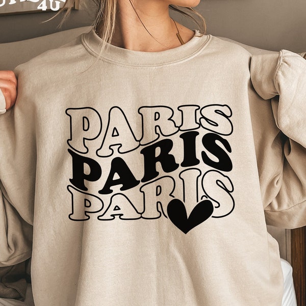 Paris SVG PNG PDF, Love Paris Svg, Paris Heart Svg, Paris Shirt Svg, France Svg, Travel Svg, Vacation, Eiffel Tower Svg, Digital Download