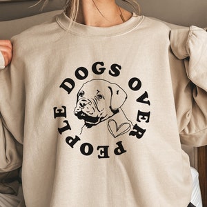 Hunde über Menschen SVG, Liebeshunde SVG, Hundeshirt Cricut, Hund Mama, Hundebesitzer Shirt Schneidemaschine, Png Sublimation, Schneidedatei für Cricut