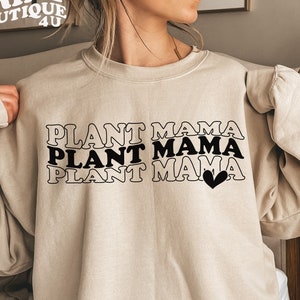 Download istantaneo del file SVG Plant Mama, file di taglio amante delle piante per Cricut, Plantaholic in formato SVG, citazione di pianta divertente in formato SVG, camicia di piante divertenti in formato SVG