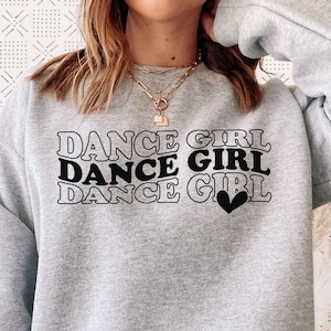 Dance Girl SVG Download, Dancer Svg, A Girl Who Loves Dancing Svg, Ballet PNG Sublimation, Dance Mom Cricut File, Dance Shirt for Girls