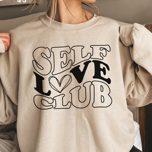 Self Love Club SVG PNG PDF, Self Love Svg, Love Yourself Svg, Mental ...