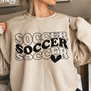 Soccer SVG, PNG PDF, Love Soccer Svg, Soccer Heart Svg, Cricut Files, Soccer Svg, Soccer Shirt Svg, Sublimation, Svg Shirt For Girls