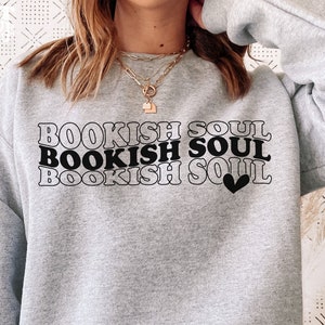 Bookish Soul SVG File, PNG PDF, Book Lover Svg, Funny Book Quote Svg, Love Reading Svg, Shirt Svg For Readers