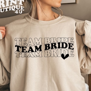 Team Braut SVG PNG, Hochzeit geschnitten, Brautjungfer Schnitt, Braut Squad Druck, Shirt Cricut Schnitt-Dateien für Brautparty, sofortiger digitaler Download