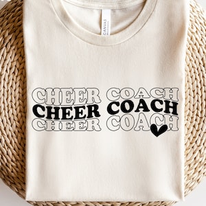 Cheer Coach SVG Filet, Cheerleading Svg, Cheerleader Coach Svg, Coach Shirt Cricut, Cheer Svg, Cheer Coach Shirt, Digital Download File