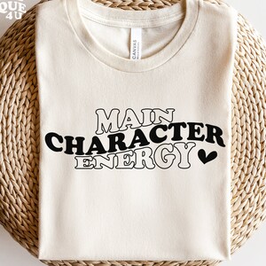 Hoofdpersonage energie SVG-bestand direct downloaden, hoofdpersonage gesneden bestand voor Cricut, Boho SVG, inspirerende SVG, shirt SVG voor meisjes