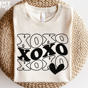 XOXO svg Datei Sofort-Download, XOXO Cut-Datei für Cricut, Umarmungen und Küsse svg, XOXO svg, Valentine svg, Liebes-Shirt svg, Cricut