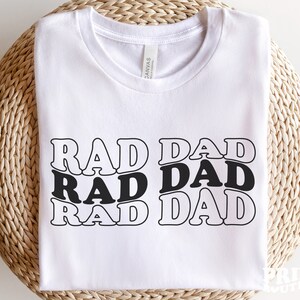 Rad papá SVG PNG PDF, papá svg, padre svg, papá camisa svg, mejor papá jamás svg, rad papá camisa svg, rad papá camisa cricut, camisa svg para papá