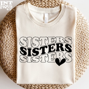 Schwestern SVG Datei Sofort Download, Schwestern Schnittdatei für Cricut, Beste Freunde SVG, Besties SVG, Schwester SVG, Kleine Schwester SVG, Große Schwester SVG