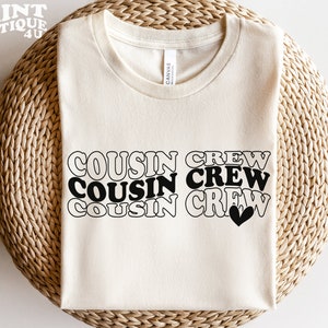 Download instantâneo do arquivo SVG da Cousin Crew, arquivo de corte da Cousin Crew para Cricut, Cousins svg, Family SVG, Parents svg, Cousin Crew Shirt SVG