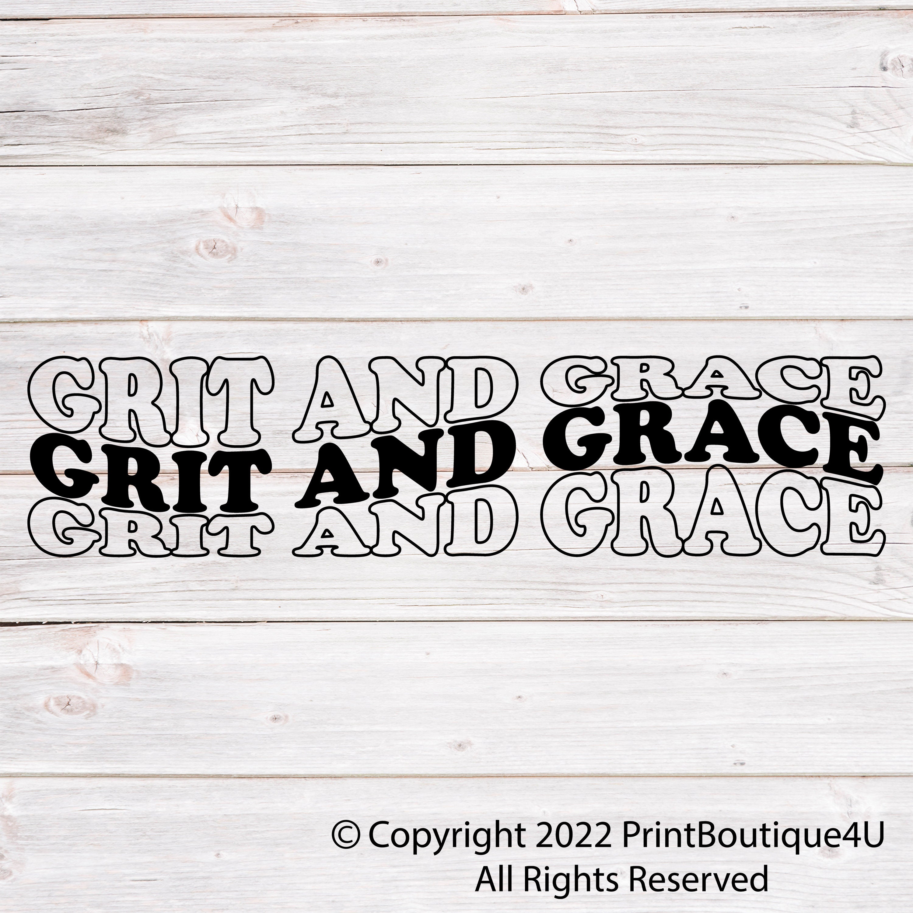 Grit and Grace SVG PNG PDF Christian Svg Religious Svg Etsy Canada