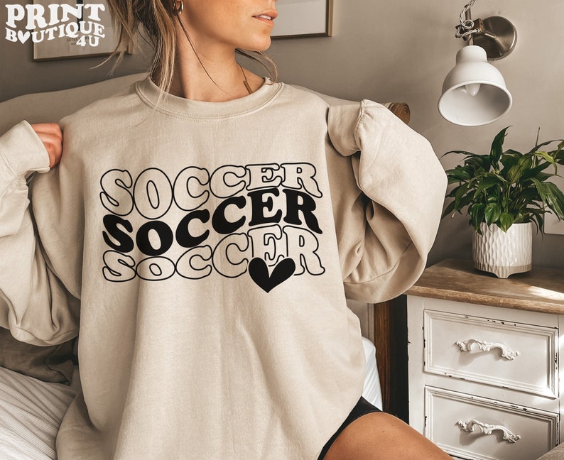 Soccer SVG, PNG PDF, Love Soccer Svg, Soccer Heart Svg, Cricut Files, Soccer Svg, Soccer Shirt Svg, Sublimation, Svg Shirt For Girls image 1