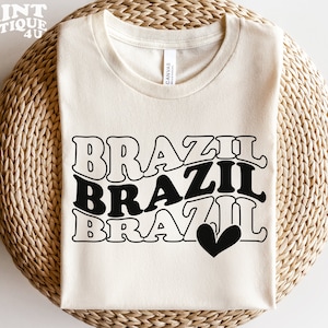 Brazil SVG File Instant Download, Brazil Cut File Cricut, Love Brazil svg, Brasil SVG, Brazil Shirt svg, Vacation SVG, Brazil Heart Svg