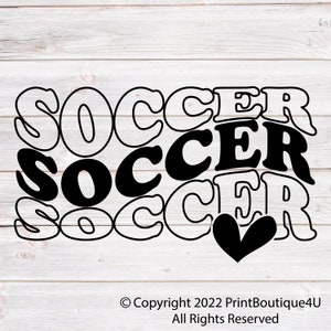 Soccer SVG, PNG PDF, Love Soccer Svg, Soccer Heart Svg, Cricut Files, Soccer Svg, Soccer Shirt Svg, Sublimation, Svg Shirt For Girls image 5