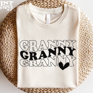 Granny SVG File Instant Download, Granny Cut File for Cricut, Granny Life svg, Grandma SVG, Nana svg, Granny Shirt SVG, svg file for Grandma