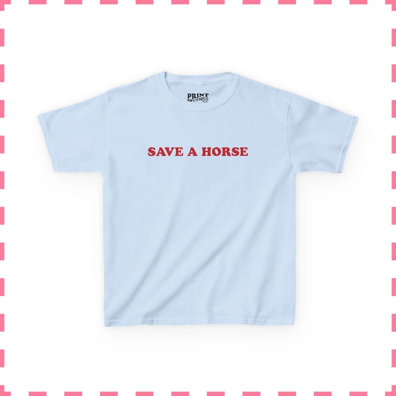 Save A Horse Baby Tee, Rodeo Cowgirl Shirt, Cowboy Tee, Horse Lover Gift, Western Shirt, Funny Western shirt, Country Gift For Her Light Blue