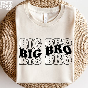 Big Bro SVG PNG PDF, Big Brother Svg, Baby Announcement Svg, Siblings Svg, Brothers Svg, Family Svg. Digital Download, Big Bro Shirt Cricut