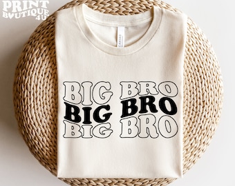 Big Bro SVG PNG PDF, Big Brother Svg, Baby Announcement Svg, Siblings Svg, Brothers Svg, Family Svg. Digital Download, Big Bro Shirt Cricut