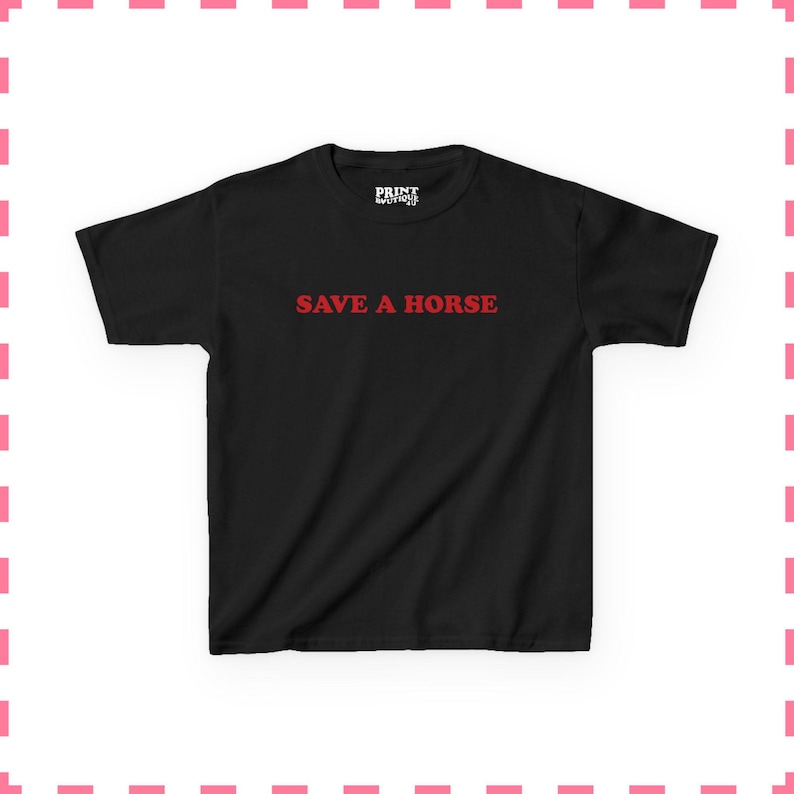Save A Horse Baby Tee, Rodeo Cowgirl Shirt, Cowboy Tee, Horse Lover Gift, Western Shirt, Funny Western shirt, Country Gift For Her Black