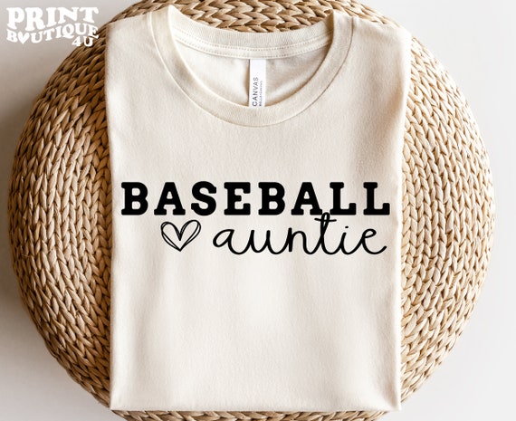Baseball Auntie SVG PNG PDF Sports Aunt Svg Game Day Svg - Etsy