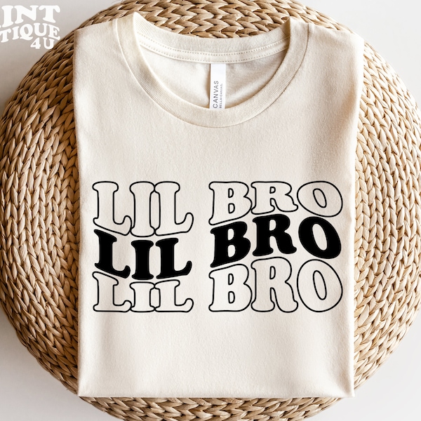 Lil Bro SVG PNG PDF, Little Brother Svg, Baby Svg, Siblings Svg, Brothers Svg, Family Svg, Digital Download, Lil Bro Shirt Cricut
