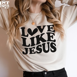 Love Like jesus SVG PNG PDF, christian svg, jesus svg, faith svg, bible verse svg, christian shirt svg, cricut, cut file, digital download