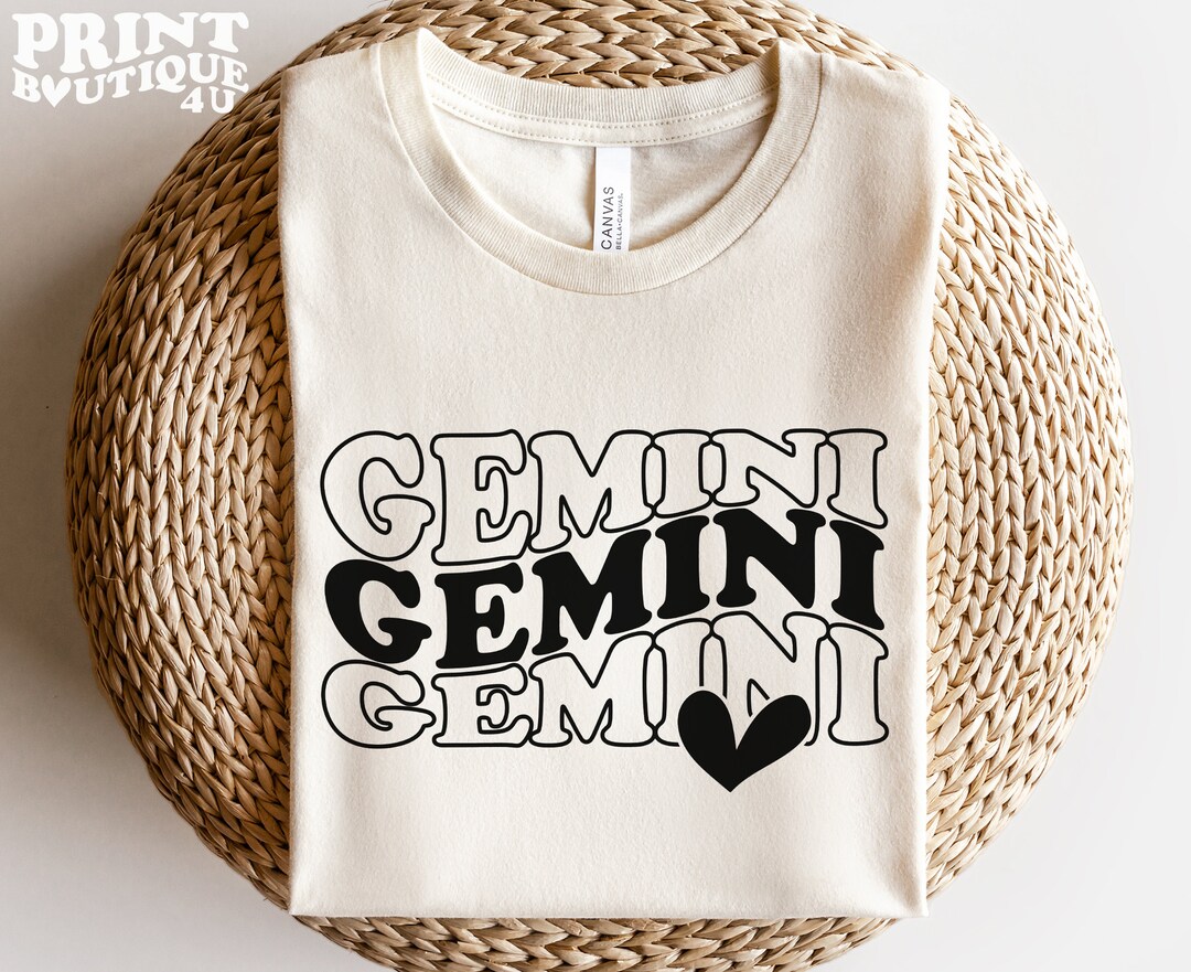 Gemini SVG PNG PDF, Zodiac Svg, Horoscope Svg, Gemini Shirt Svg, Shirt