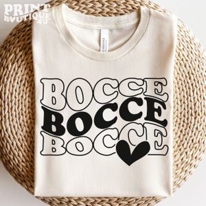 Bocce SVG PNG, Love Bocce Svg, Bocce Ball Player, Bocce Ball T-Shirt Cut File Design, Print Files For Crafting, Instant Download