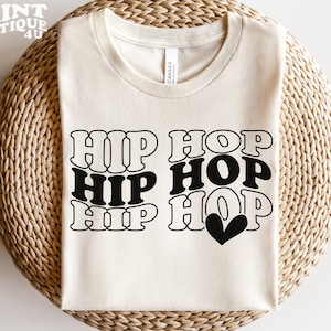 Hip Hop SVG-Datei digitaler Download, Musik geschnitten Datei für Cricut, Rap Vektor-Design, Streetdancer, Vektor-Design, Hip Hop Shirt SVG für Mädchen